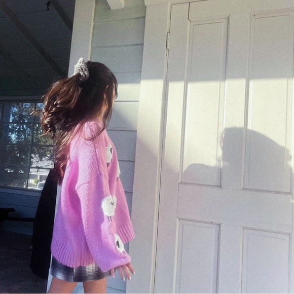 Forever 21 | Sweaters | Oversized Pink Sheep Sweater | Poshmark